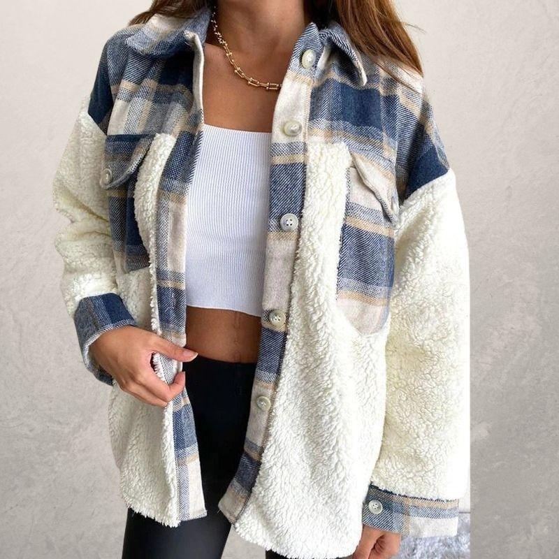 Warme Damenjacke Baumwolle Kuschelig Winter - BerlinGlamour