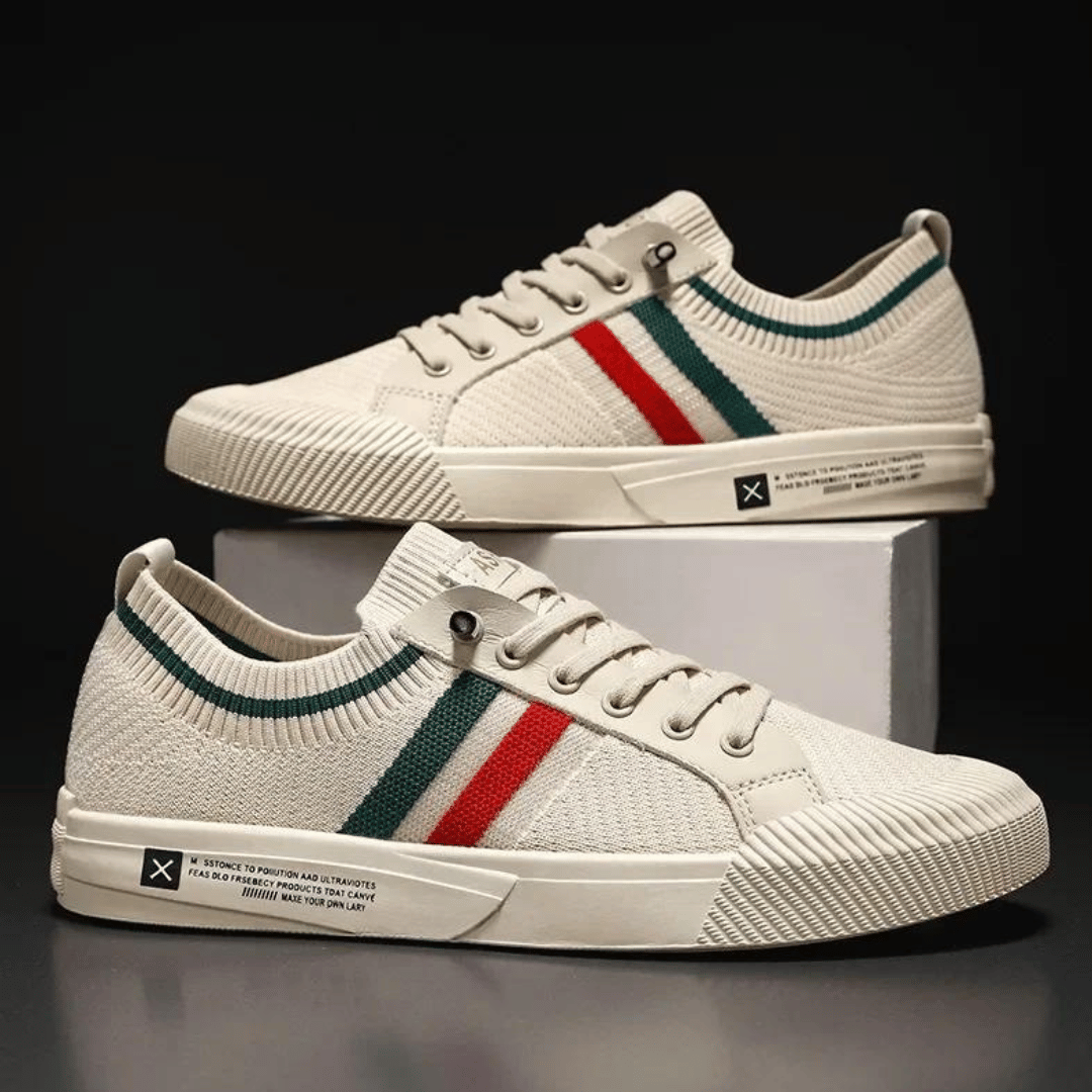Männer Sneaker Strickmuster Lässig Sportlich - BerlinGlamour