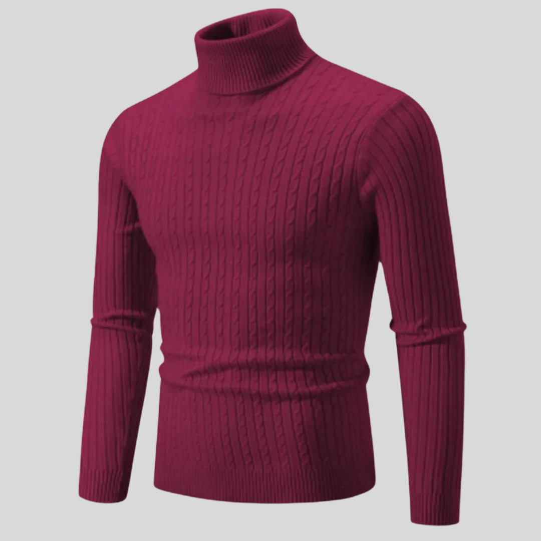 Stilvoller Rollkragenpullover Modern Warm