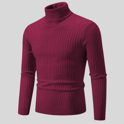 Stilvoller Rollkragenpullover Modern Warm