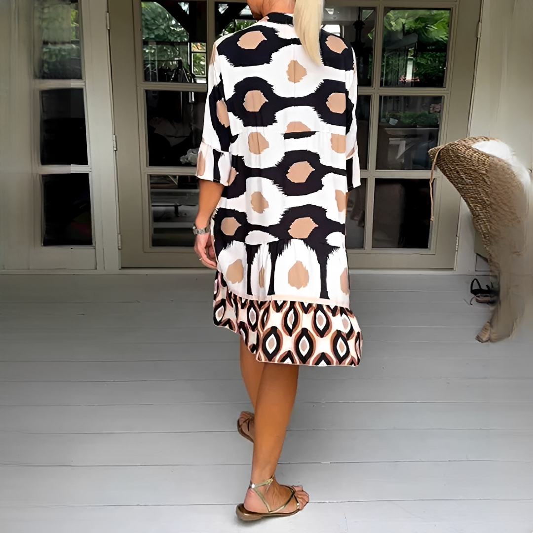 Sommerkleid Damen Schick Kurz Kleid