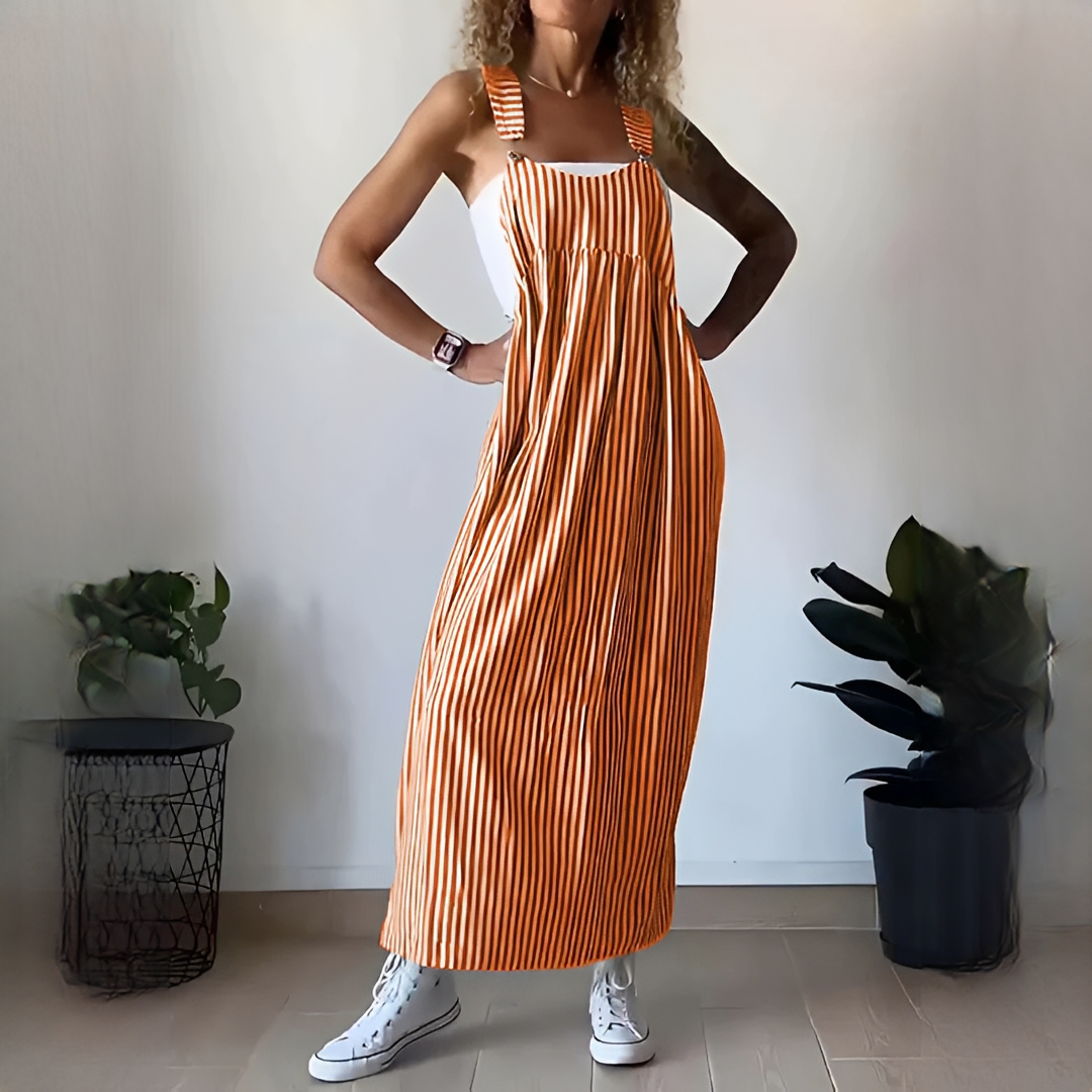 Elegantes Damen Sommerkleid Lang Kleid Modern