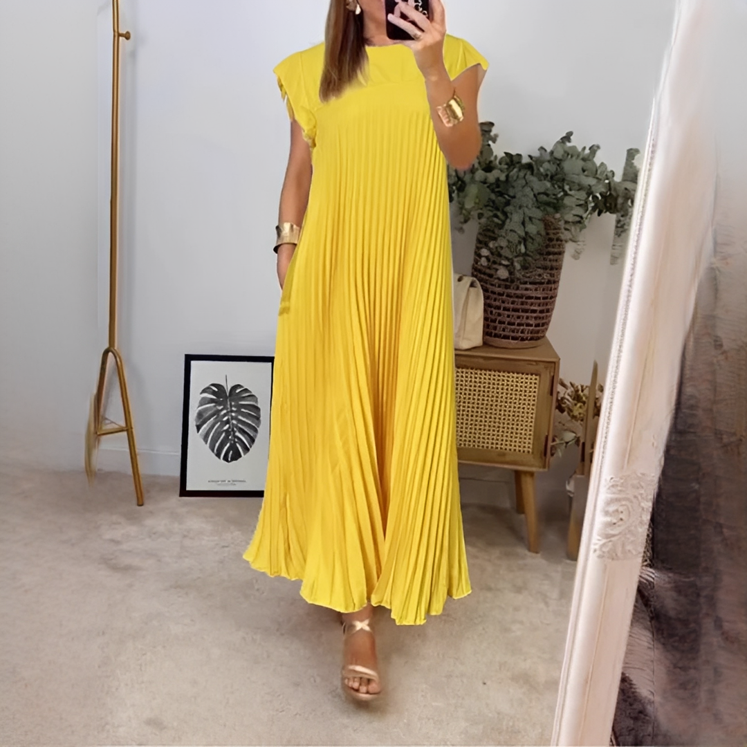 Elegantes Damen Sommerkleid Kurz Modern