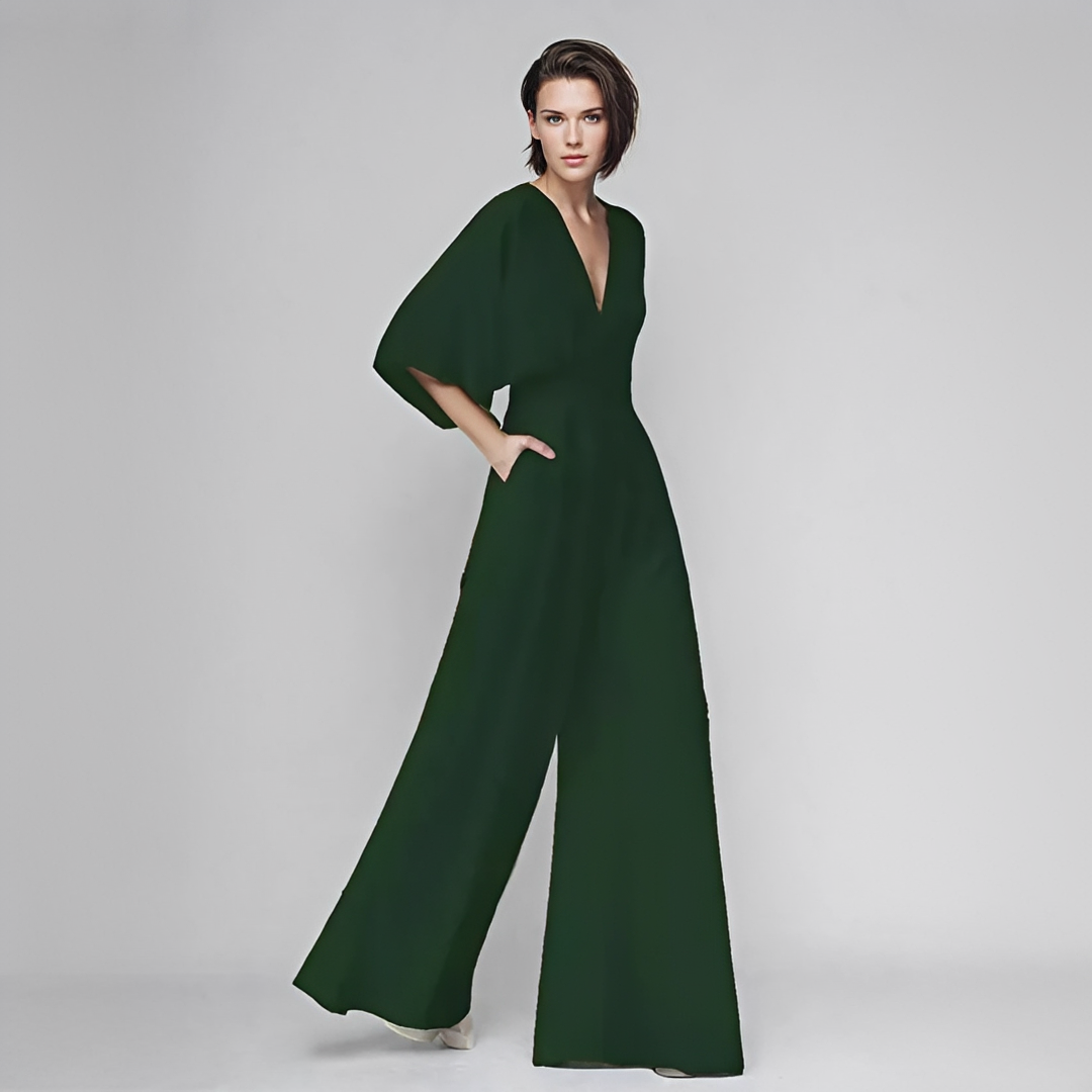 Eleganter Damen Jumpsuit Stilvoll Abendgarderobe