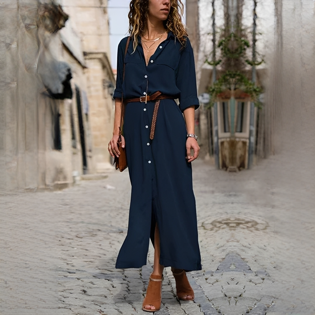 Sommerkleid Damen Elegant Leicht Blumenmuster