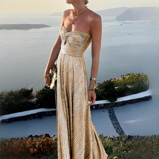 Elegantes Sommerkleid Damen Kurz Modisch - BerlinGlamour
