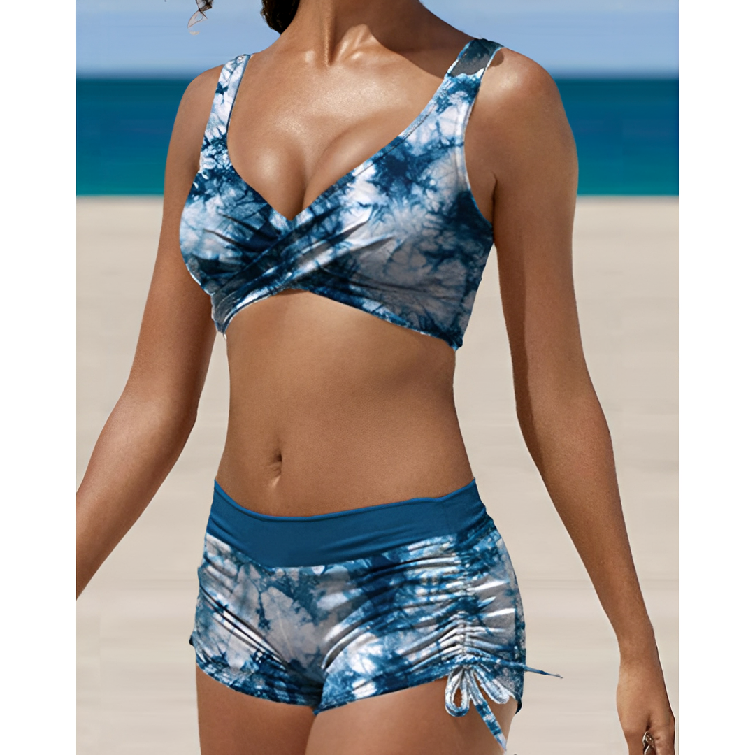 Bikini Set Hochgeschnitten Trendy Damen