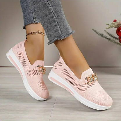 Damenschuhe Sneaker Atmungsaktiv Sportlich