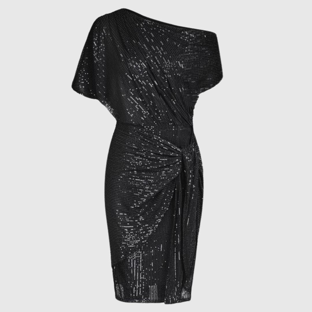 Kleid mit Pailletten Bodycon Chic Abendkleid Glitzernd