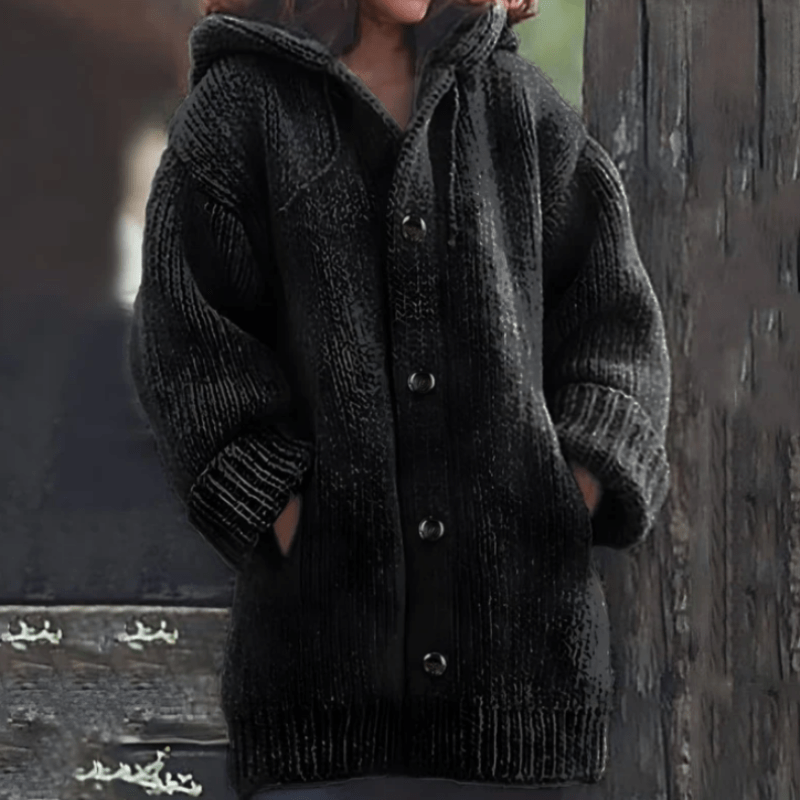 Damen Strickjacke Warm Soft Rosa