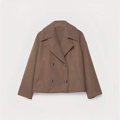 Lockere Frauen Kurzjacke Freizeitjacke Casual