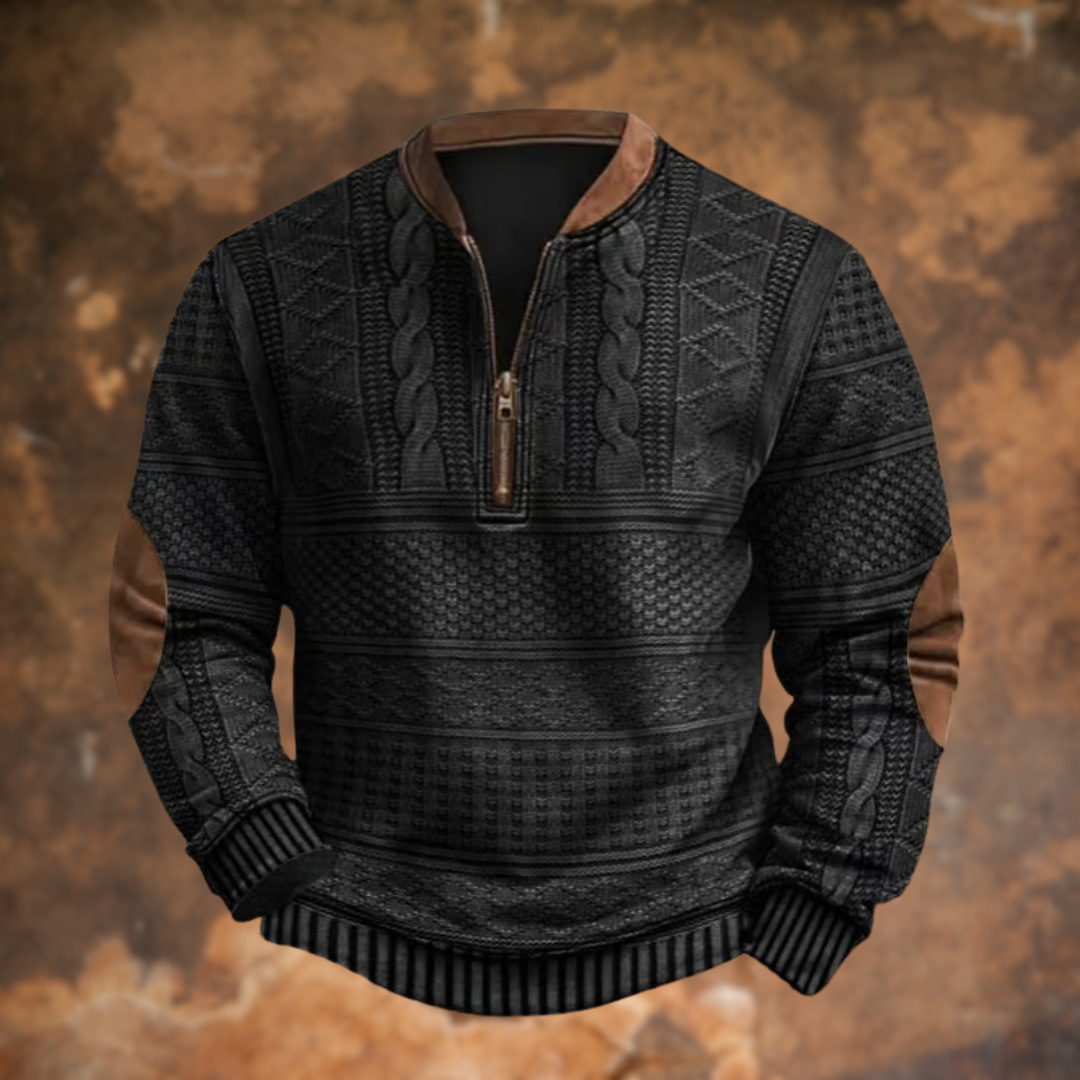 Herren Winterjacke Klassisch Fellgefüttert Reißverschluss