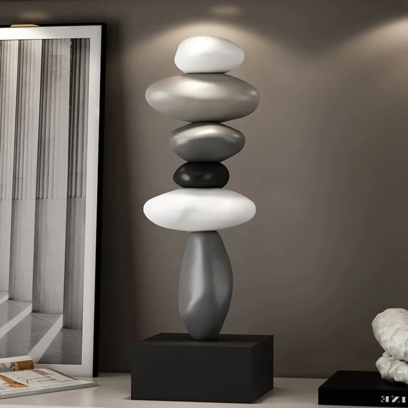 Beruhigende Deko Skulptur für Zen Atmosphäre