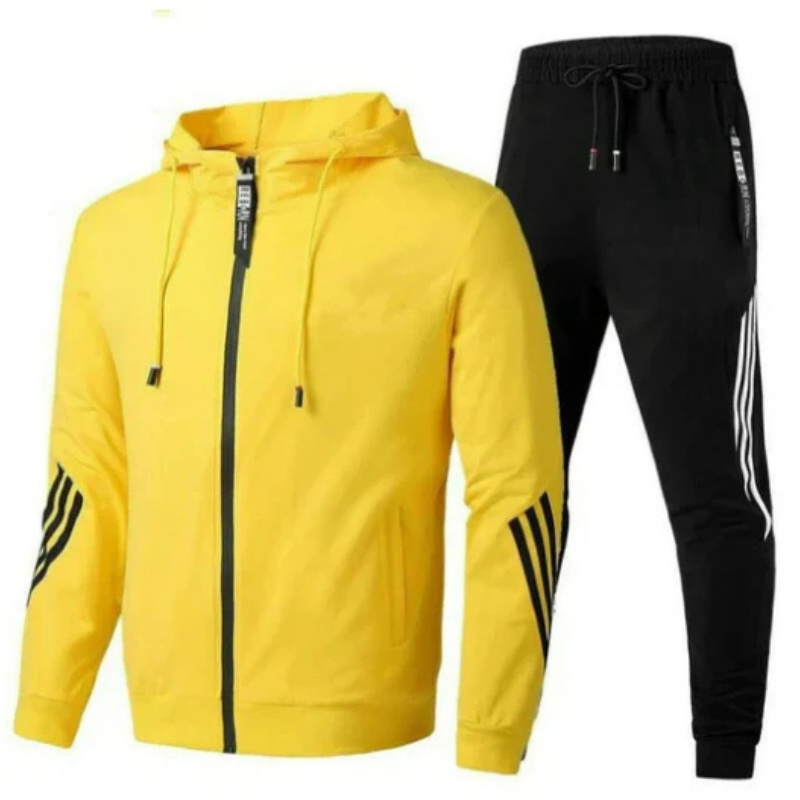 Herren Streetwear Hoodie Set Modern Sportlich