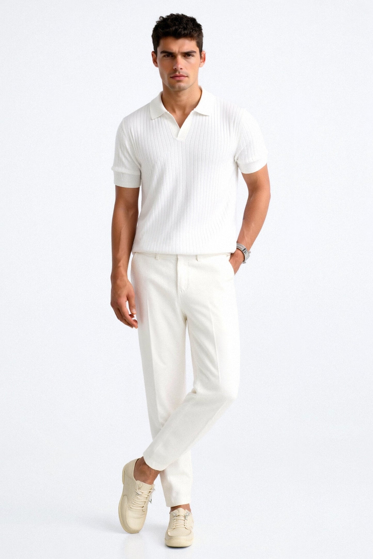 Elegantes Herren Poloshirt Kurzarm Zeitlos