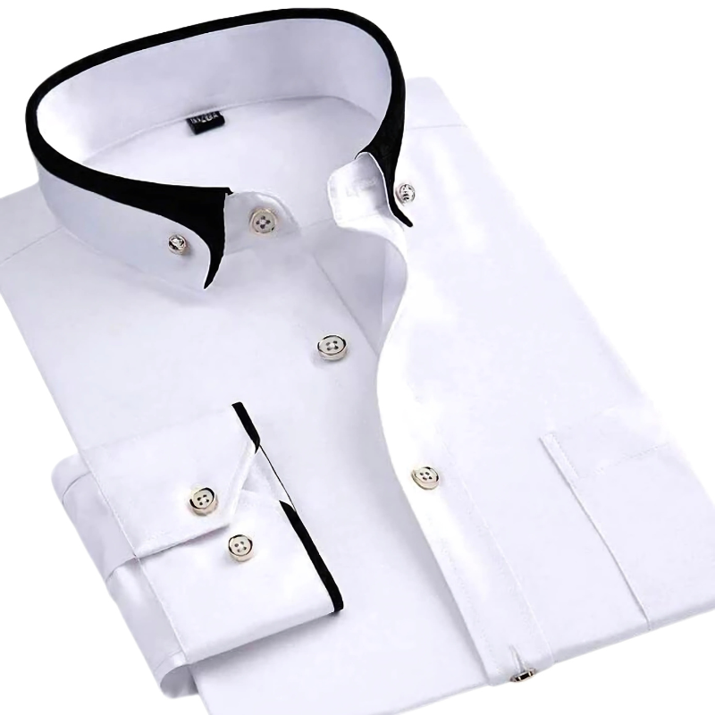 Herren Langarmhemden Elegante Modern Style