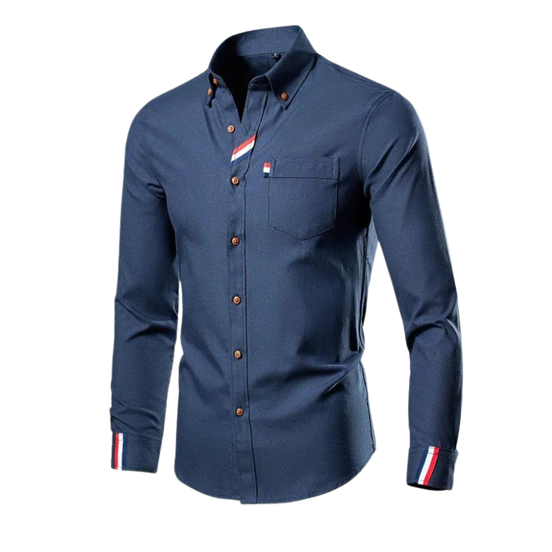 Stilvolle Herren Hemd Aus Baumwolle Komfortabel → Elegantes Herren Aus Stoff, Baumwolle Komfort