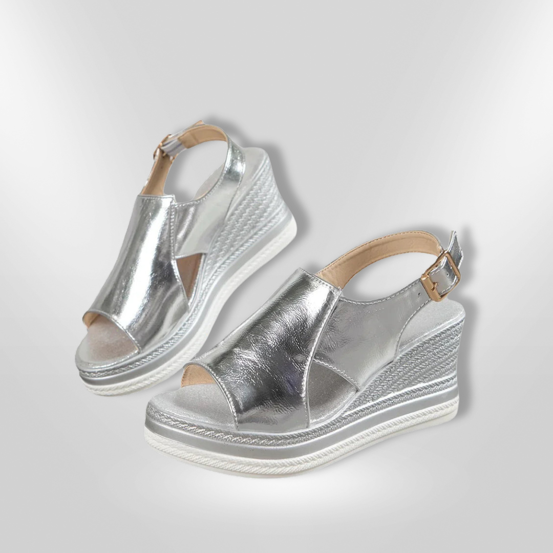 Stylische Wedge-Sandalen Damen Hohe Absätze