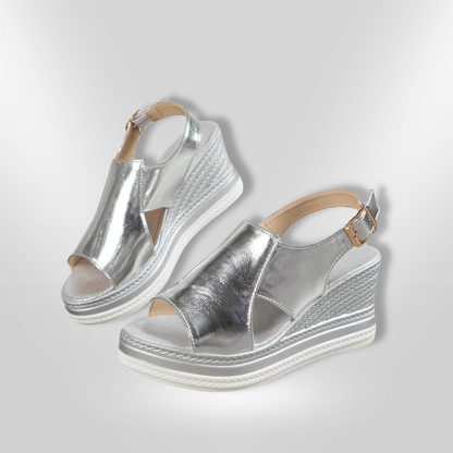 Stylische Wedge-Sandalen Damen Hohe Absätze