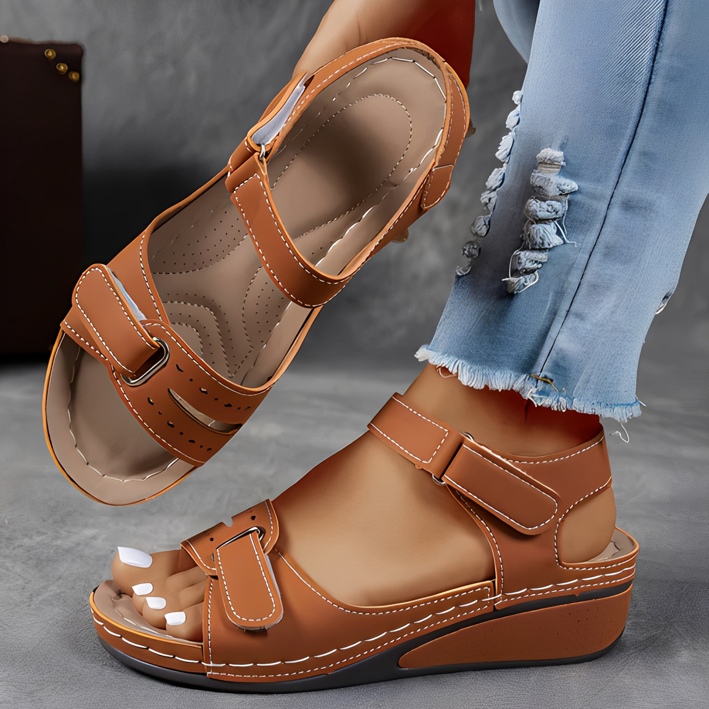 Damen Sandalen Sommer Trendy Elegant