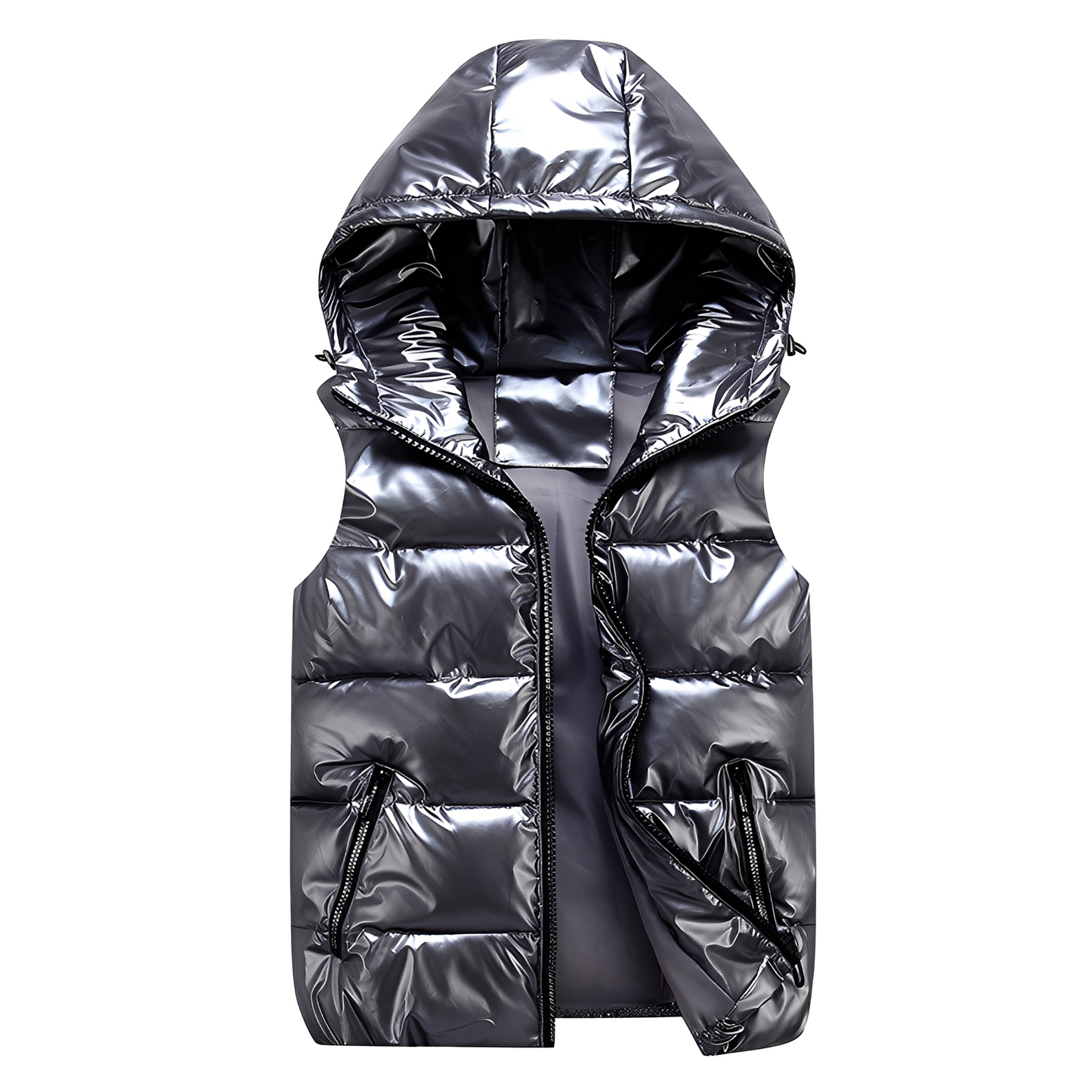 Damen Hoodie Warme Winterweste Modern