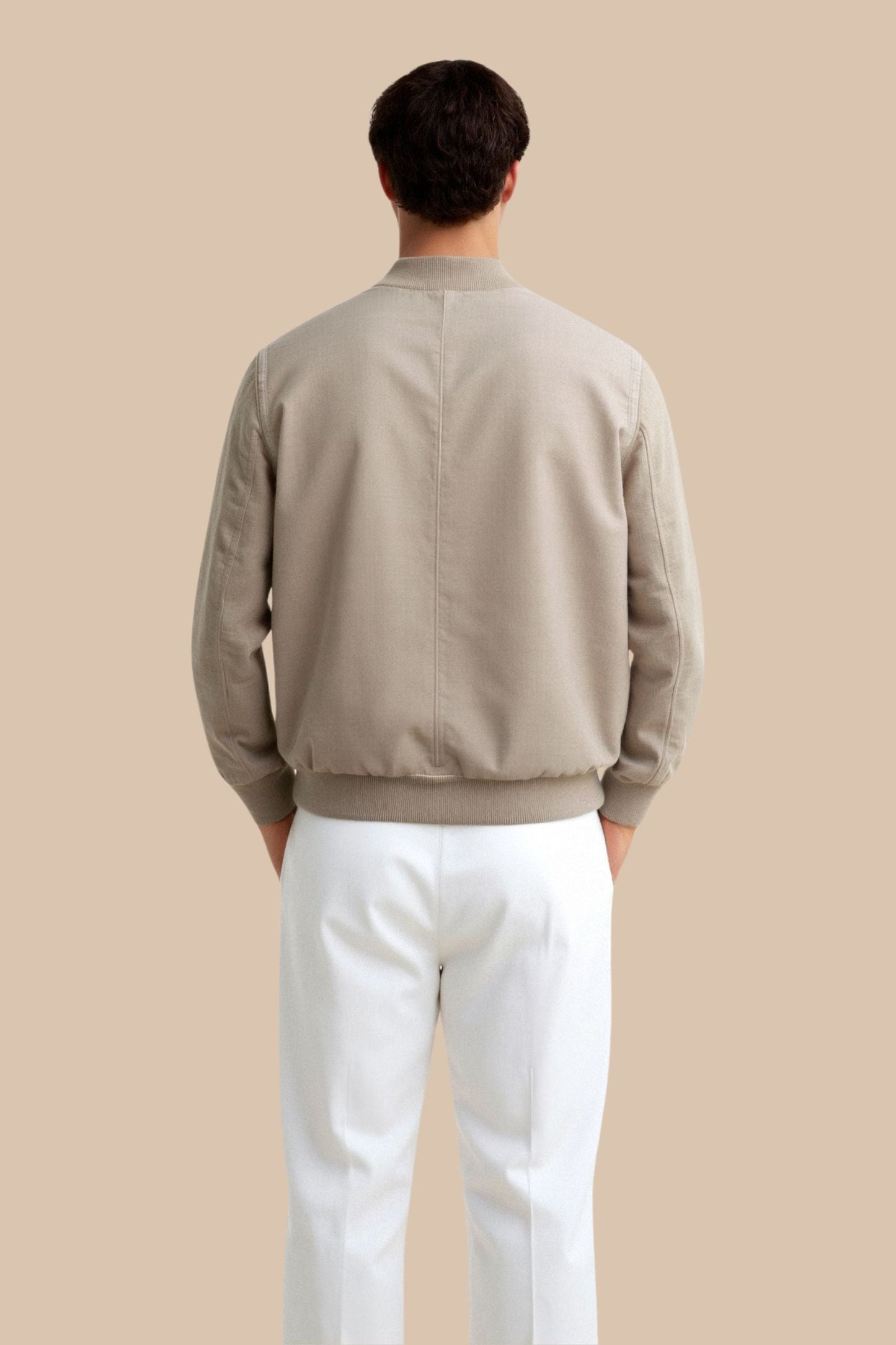 Herren Bomberjacke Slim Fit Modern Elegant