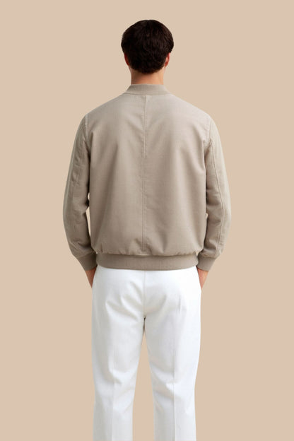 Herren Bomberjacke Slim Fit Modern Elegant