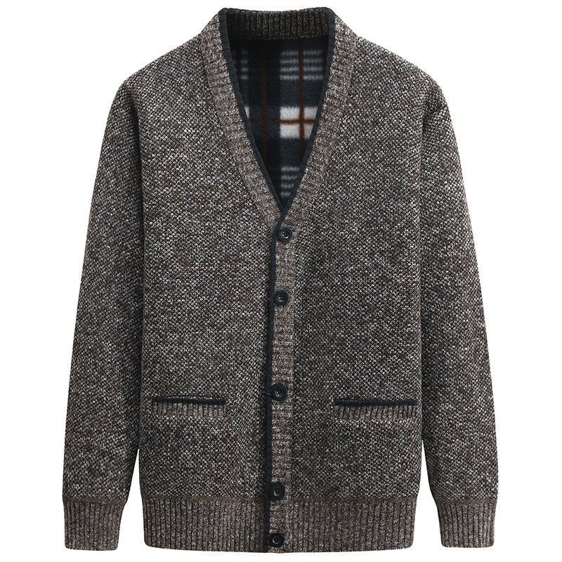 Herren Strickjacke Elegante Komfort Baumwolle