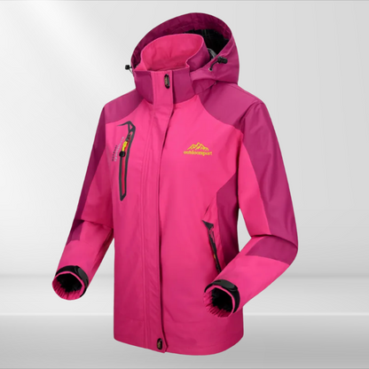Wanderjacke Frauen Outdoorjacke Waterproof Modern