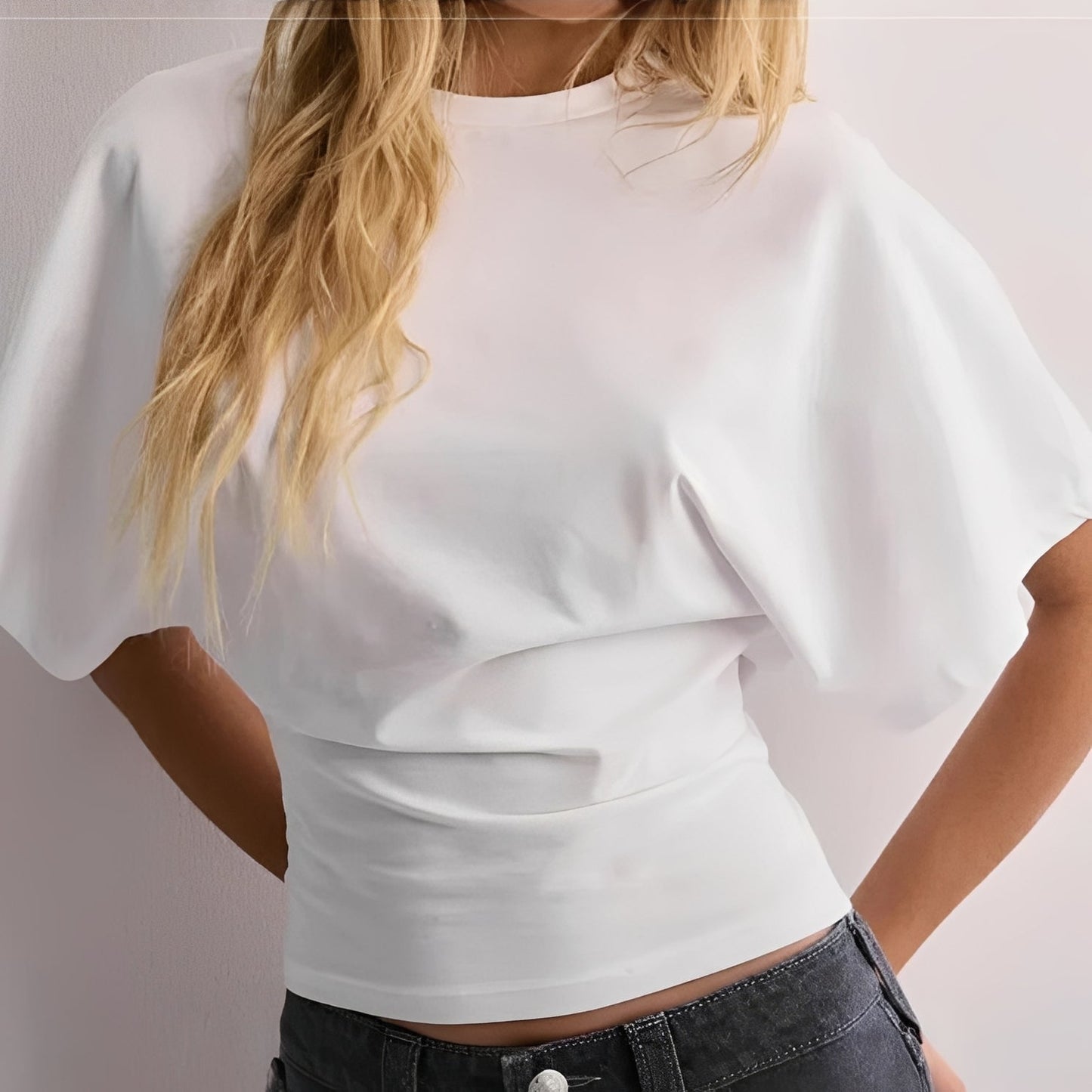 Damen Shirt Weite Ärmel Stilvoll Modern - BerlinGlamour