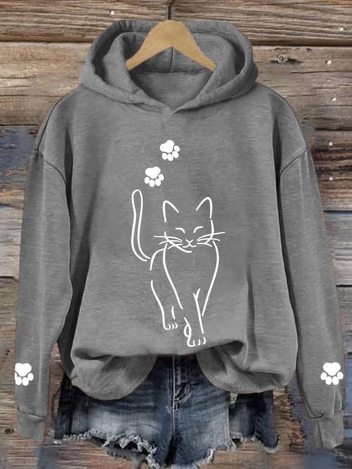 Cooler Katzen-Hoodie für Frauen von BerlinGlamour