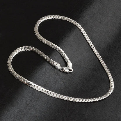 Sterling Silber Halskette Elegante Damenkette