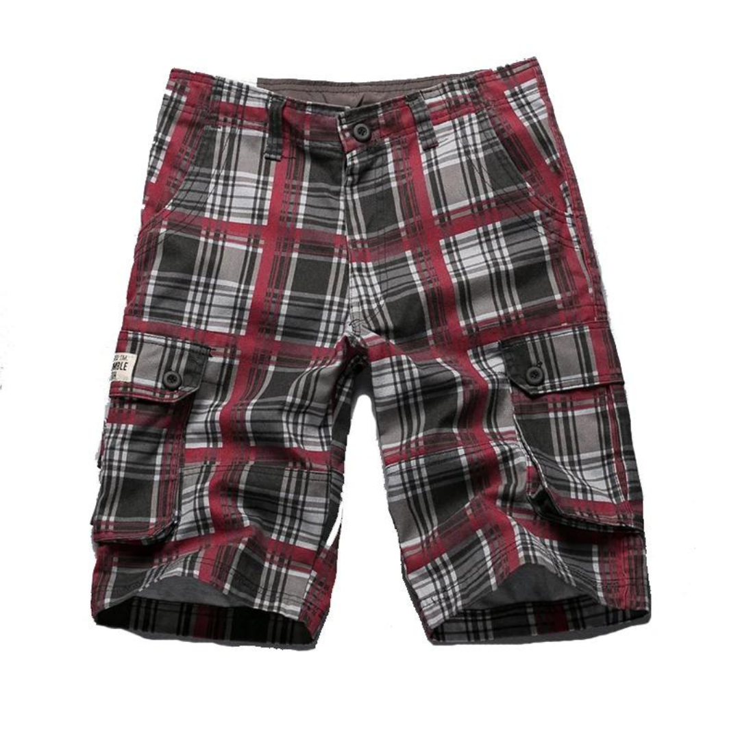 Herren Cargo Shorts Leicht Baumwolle Sommer