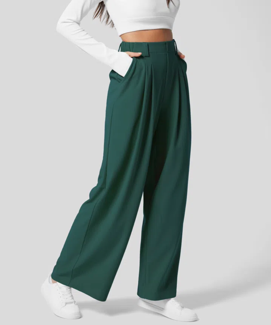 Maßgeschneiderte Hose mit Weiten Beinen Elegant