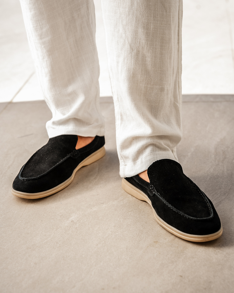 Herren Loafer Wildleder Schuhe Elegantes Design