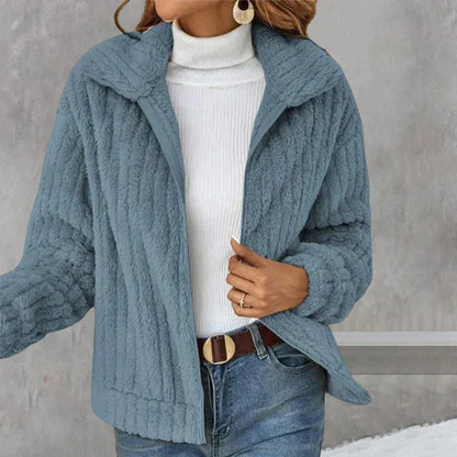 Damen Fleecejacke Weich Warm Stylisch