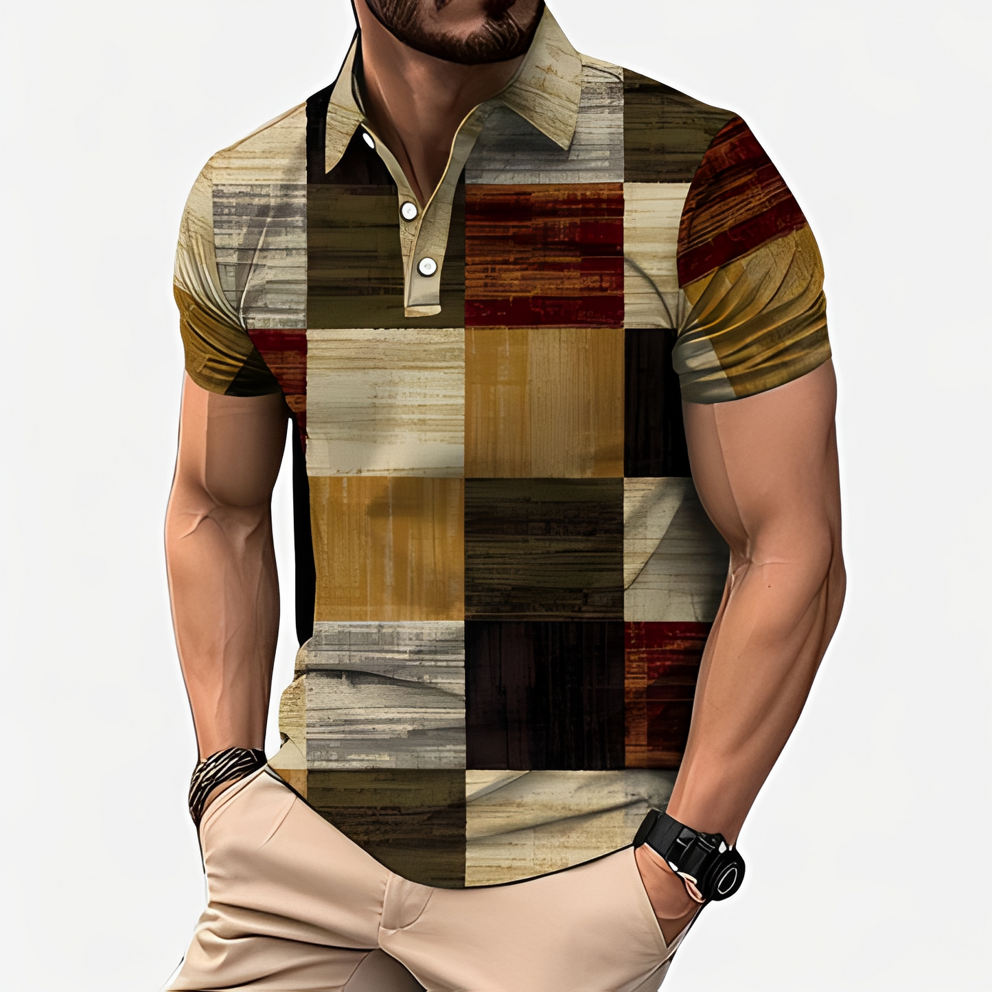 Herren T-Shirts Modern Slim Fit Stilvoll