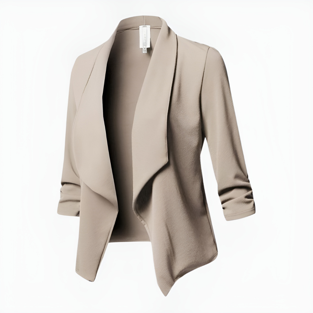 Damens Blazer Langarm Modern Chic