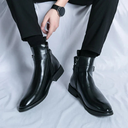 Herren Lederschuhe Elegante Mode Schuhe