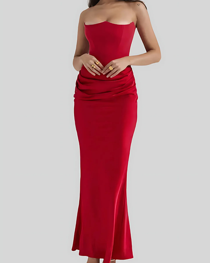 Hochzeitskleid Damen Maxikleid Elegant Lang