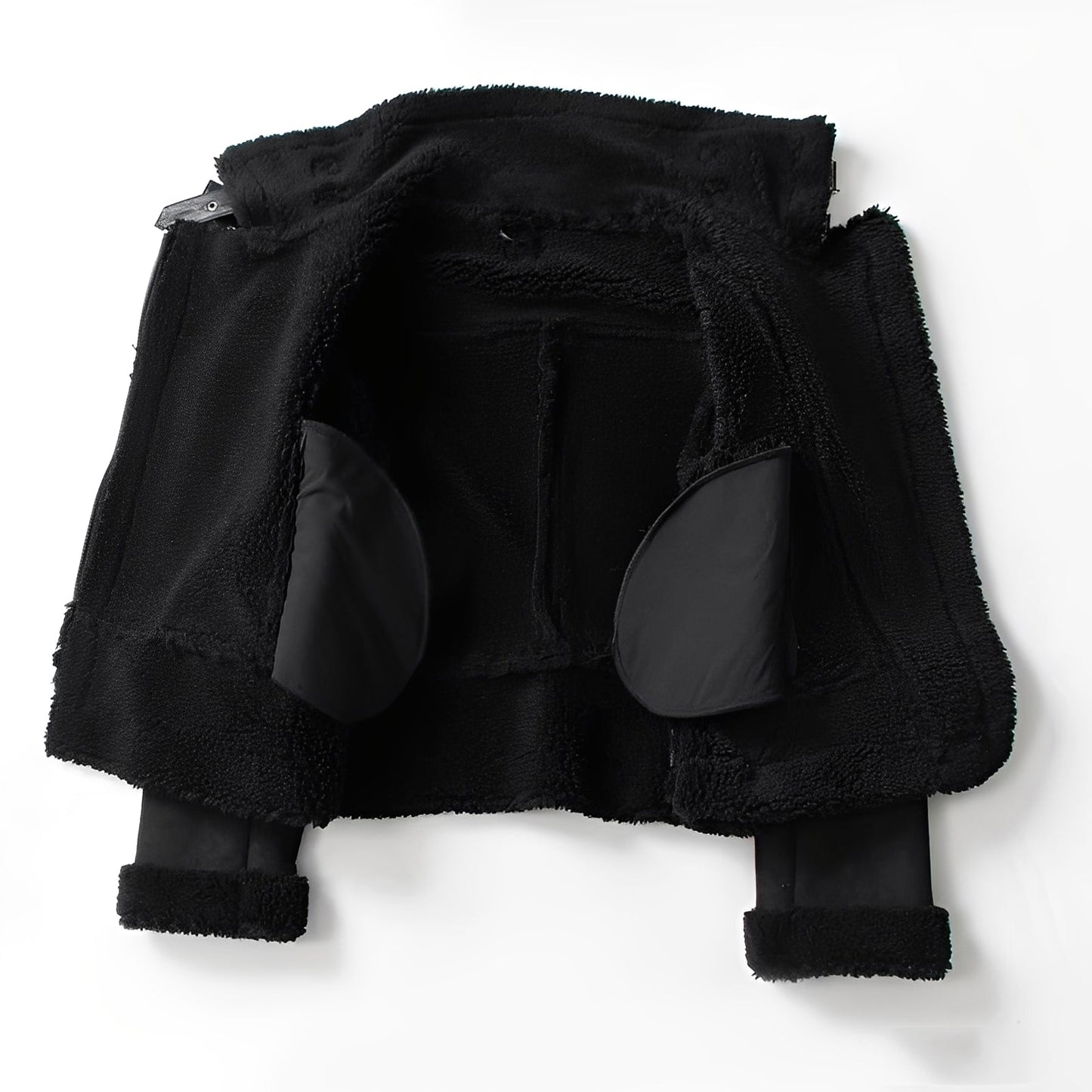 Lederjacke Damen Weich Warm Frauenjacke Schwarz