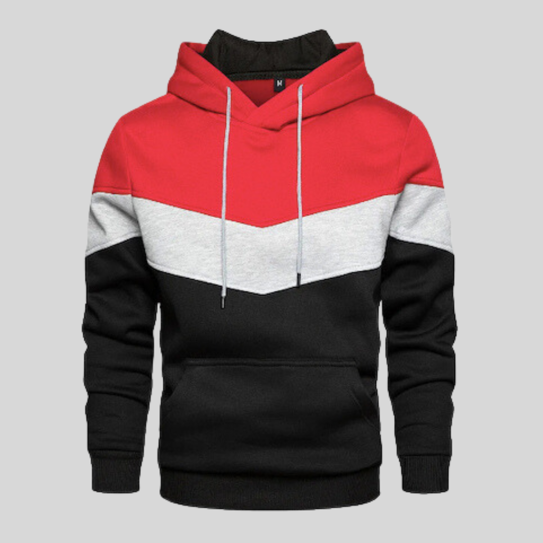 Patchwork Pullover Herren Baumwolle Modern