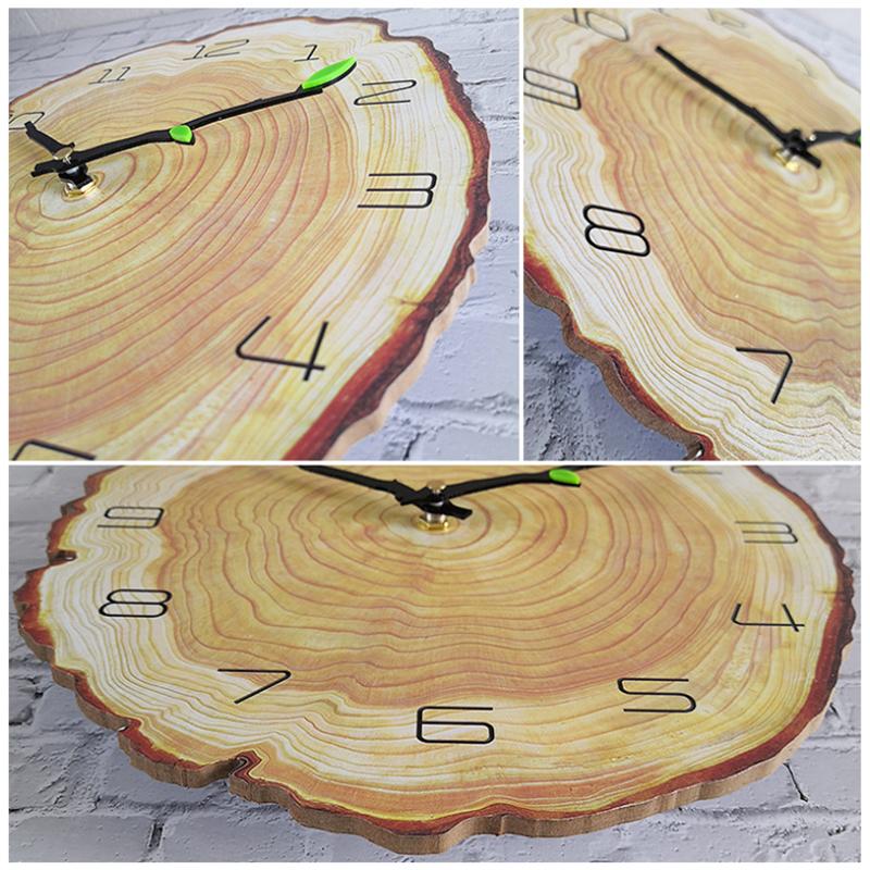 Holz Wanduhr Jahresringe Dekorativ Berlin