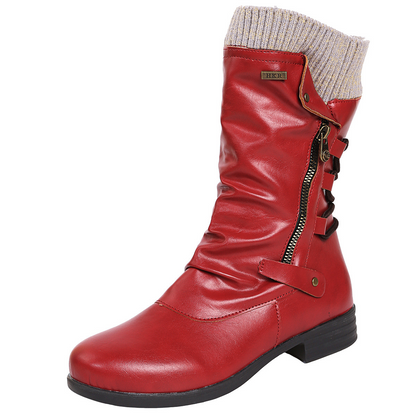 Weiche Damen Winterstiefel Komfortabel Warm