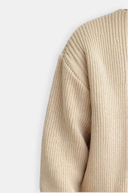 Strickpullover Reißverschluss Zeitlose Komfortmode