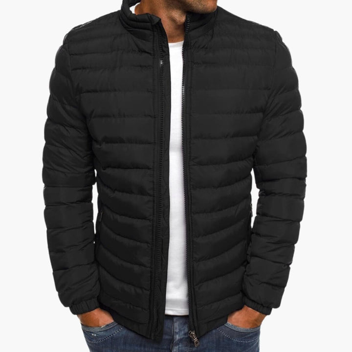 Lederschöne Gepolsterte Damenjacke Elegent - BerlinGlamour