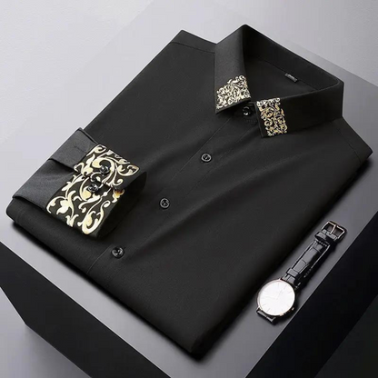 Herren Hemd Japanisches Design Modern Slimfit