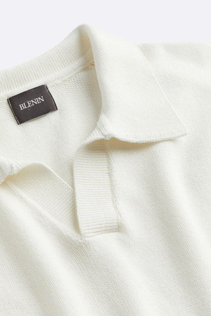 Stilvoller Pullover Offener Kragen Modern Elegante Mode