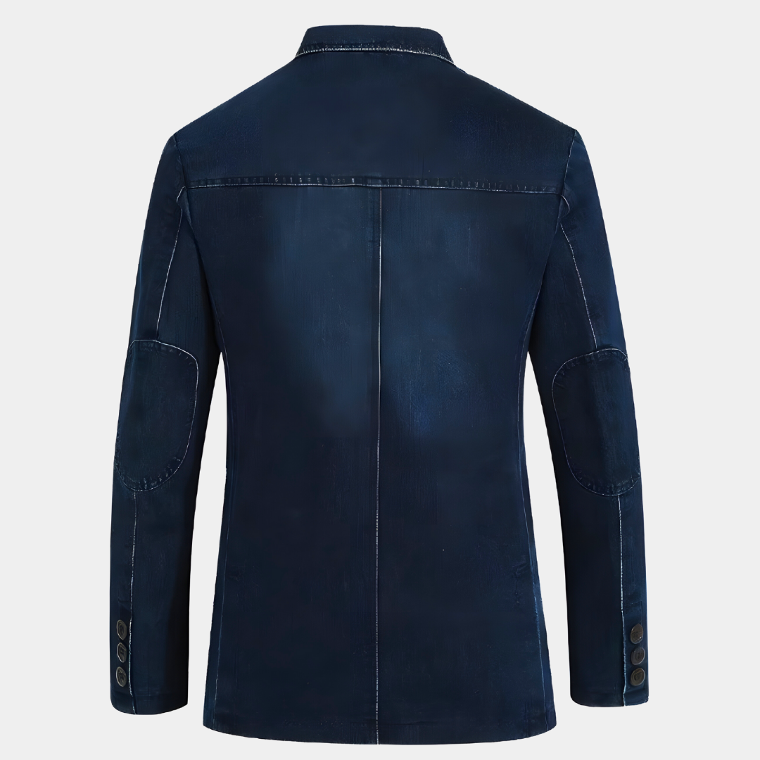 Herren Denimjacke Klassisch Blau