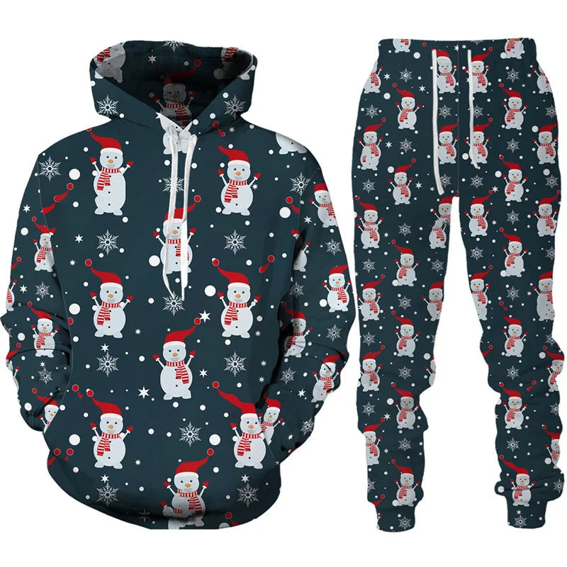 Gemütliches Weihnachts-Loungeset für Damen und Herren